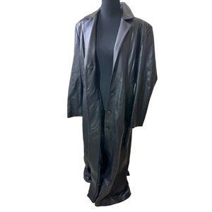 Vintage Wilson Leather Trench Coat XL